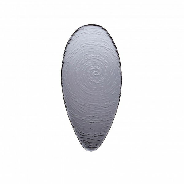 Steelite Platte oval, Scape 30 cm, Glas Smoked - SALE -