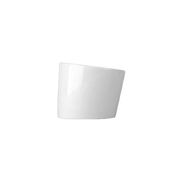 Steelite Pott schräg Tilt 7,5 x 7,9 cm Taste Weiß
