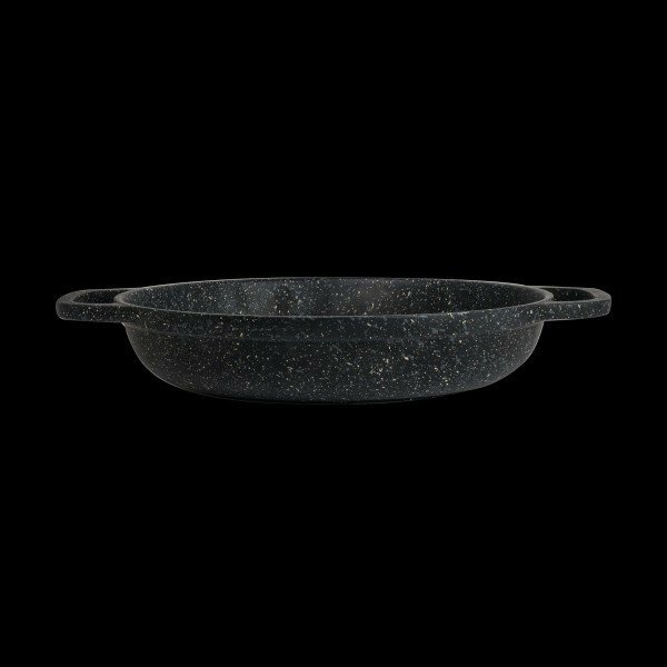 Casserole oval mit Griffen BLACK GRANIT, 32,4x22,9x5,4 cm 165,6 cl