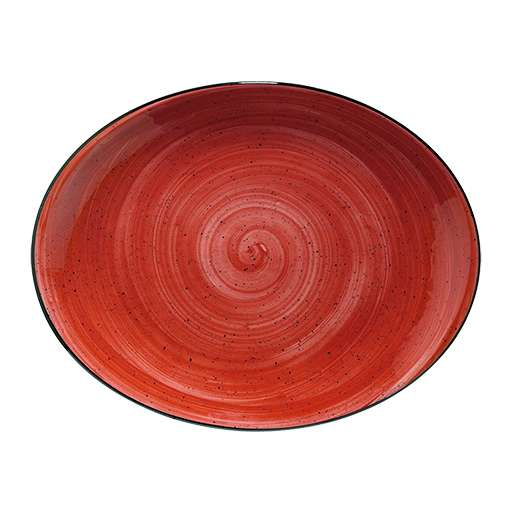 Aura Passion Moove Oval plate 31x24cm