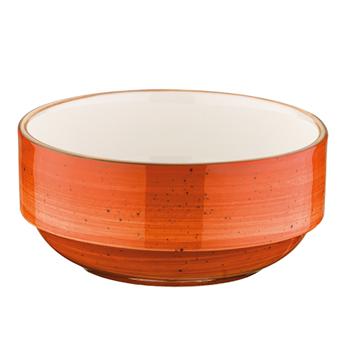 Aura Terracotta Banquet Stackable bowl 14cm