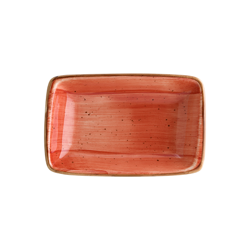 Aura Terracotta Moove Rectangular dish 16x9cm