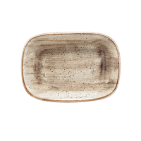 Aura Terrain Gourmet Deep rectangular plate 17x11,5cm