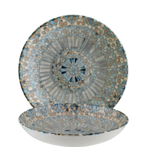 Luca Mosaic Bloom Teller tief 25cm