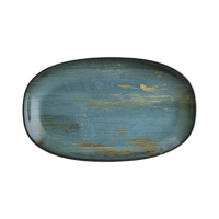 Madera Mint Gourmet Oval plate 24x14cm