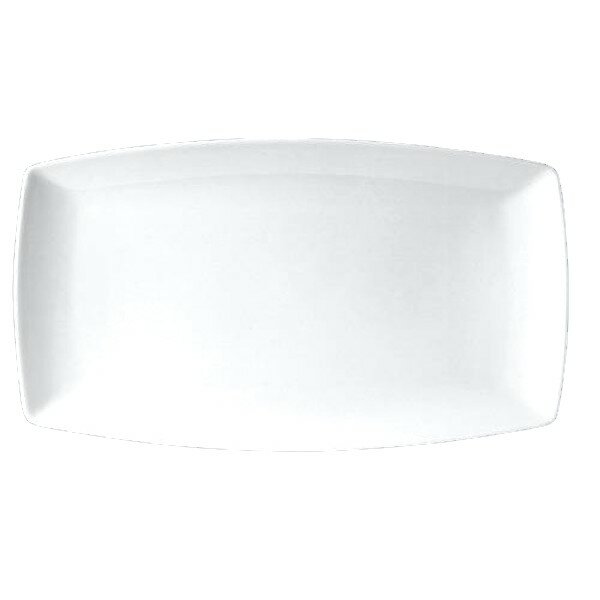 Steelite Platte Neo 35,5 x 20,3 cm Monaco Weiß