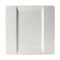 Steelite Teller Quadratisch 15,5 x 15,5 cm Optik Weiß