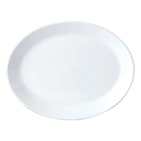 Steelite Platte Oval 28 cm Simplicity Weiß