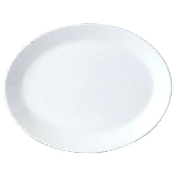 Steelite Platte Oval 34,3 cm Simplicity Weiß